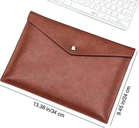 PU Leather File Folders A4 Document Holder