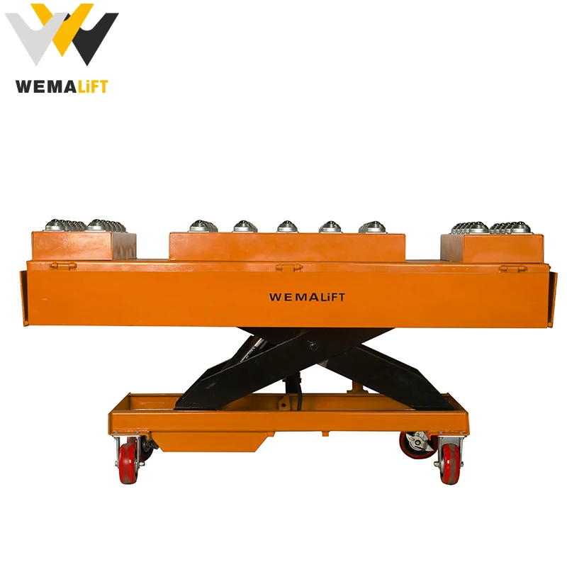 High Lift table mechanism electric small platform semi scissor