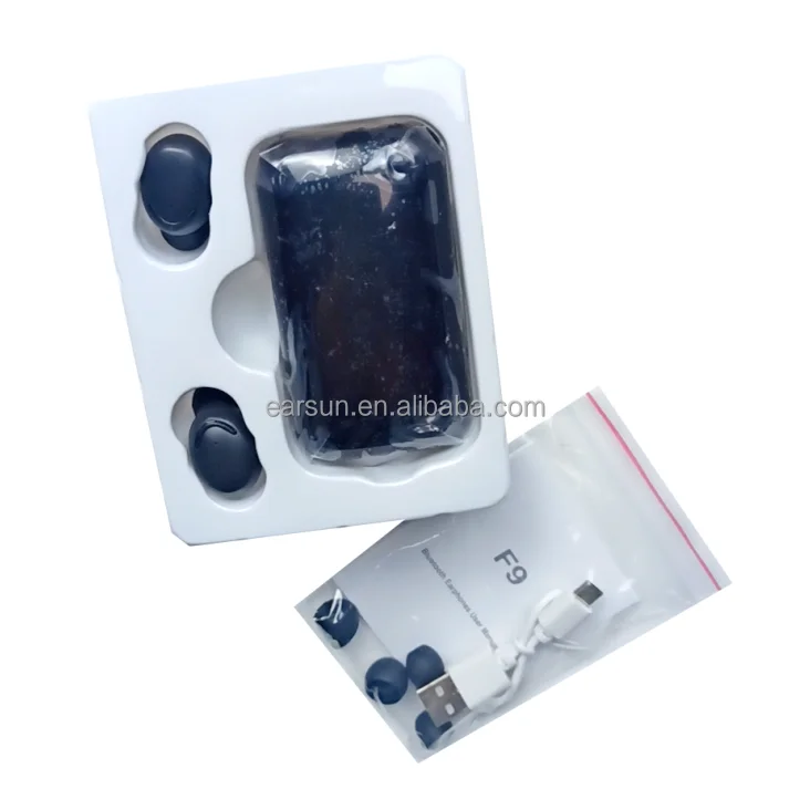 Lonvel F9-5C Twin Audifonos Blue Tooth Tws Private Label Earbuds Headphone Earphone M10 Ipx 8 Waterproof Headset Digital Screen