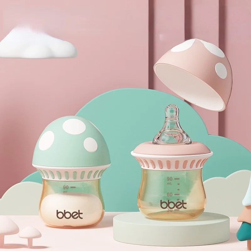 BBET Newborn baby 4 in 1 90ml feeding bottle ppsu anti-fall wide-caliber baby feeding bottle