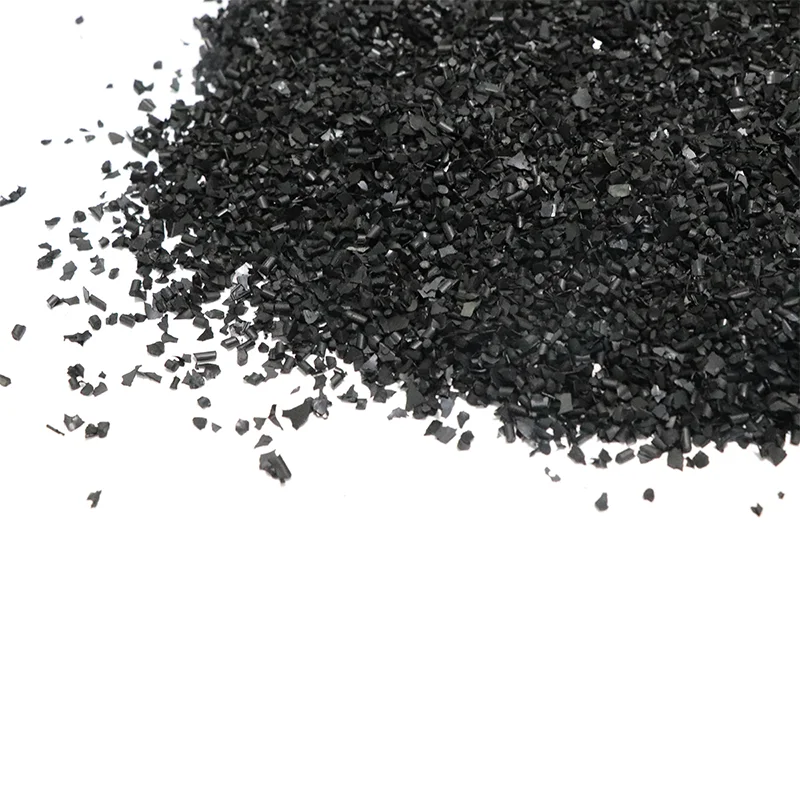 Black SBR Rubber Mulch Granules for Children Outdoor Flooring Surface