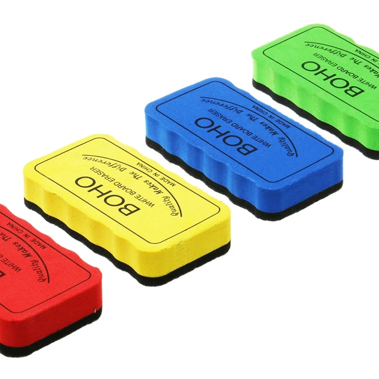 
New Material Multi Colors EVA Magnetic Whiteboard Customized Felt Eraser Dry Erase Board Whiteboard 