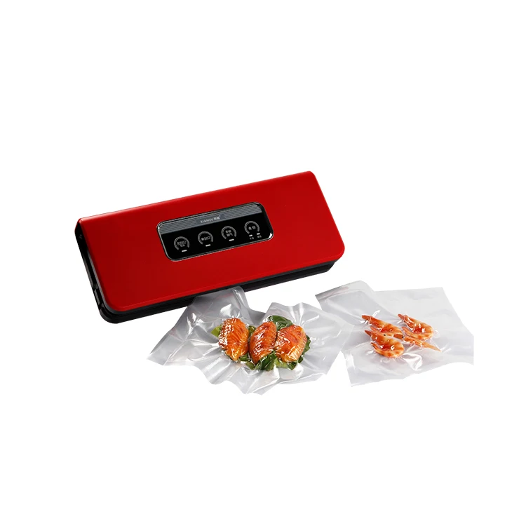 
Modern Household Space Saving Vacuum Food Sealer With Quart Size Food Vacuum Plastic Bags Sous Vide Vacuum Packaging Bag 