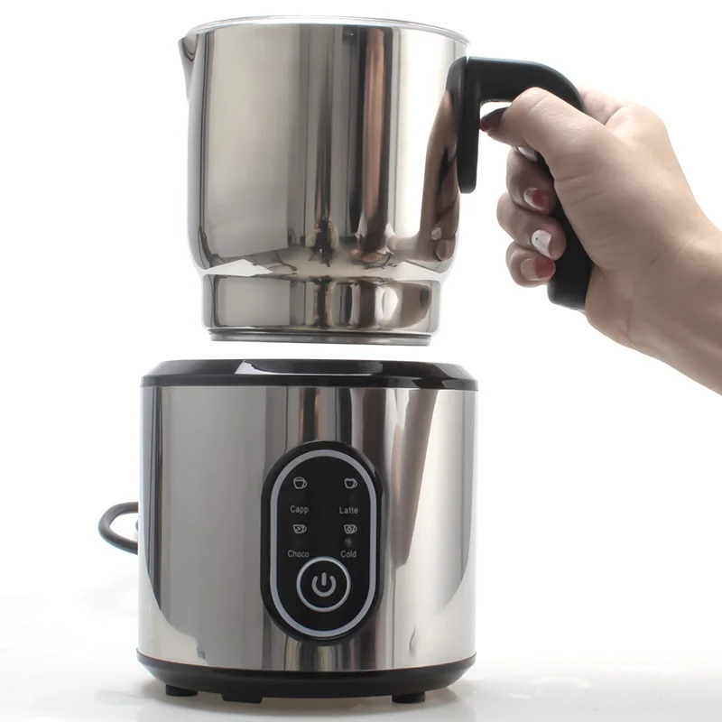Вспениватель молока в новом стиле, Электрический вспениватель молока для домашнего использования, 2 батареи AA, вспениватель молока из нержавеющей стали