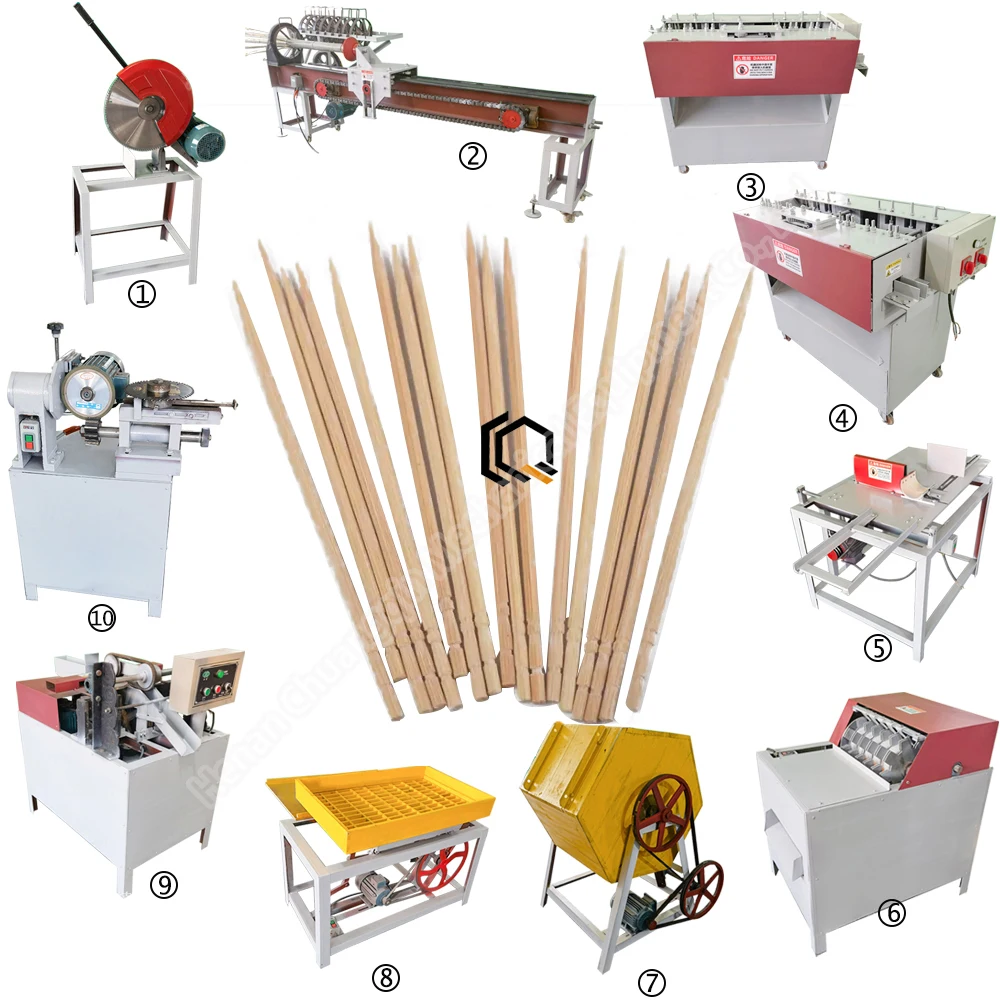 Toothpick making machine line wood toothpick making equipment automatic bamboo toothpick making machine