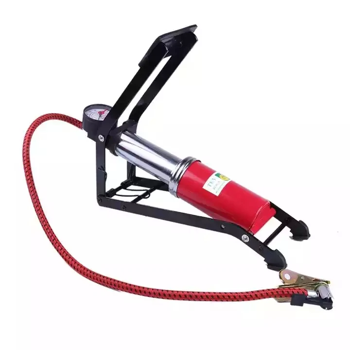 Wholesale Foot bicycle pumps high pressure portable bicycle electric car motorcycle car foot inflatable pump