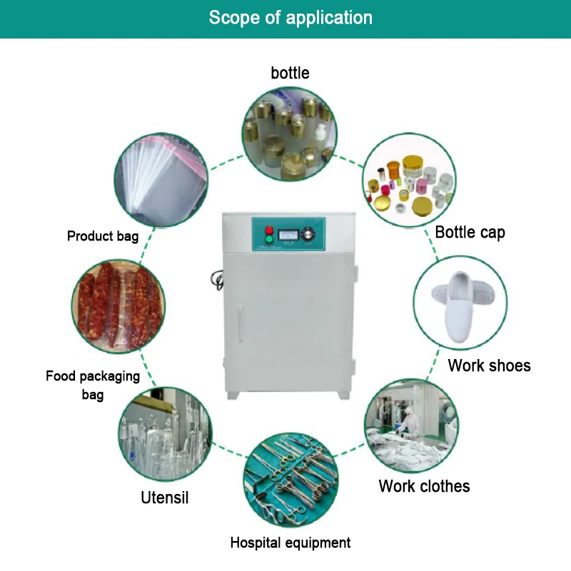 UE-GJ-A100 Ozone sterilizer disinfection cabinets equipment chamber is used for hospital clothes shoes sterilizer cabiner sale