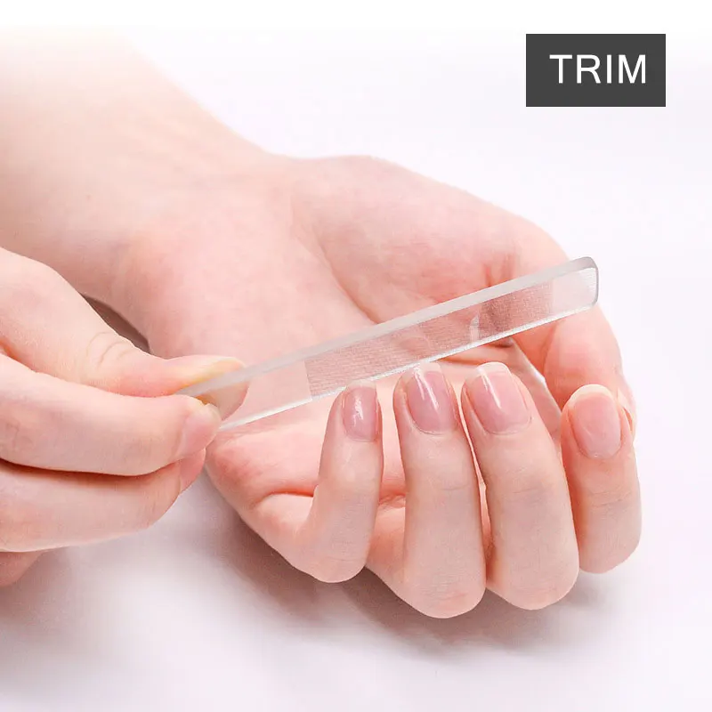 Hot Sales Professional Nail Trimming File Strip Dead Skin Removal File Polishing Tool High Quality Glass Customized Custom Logo