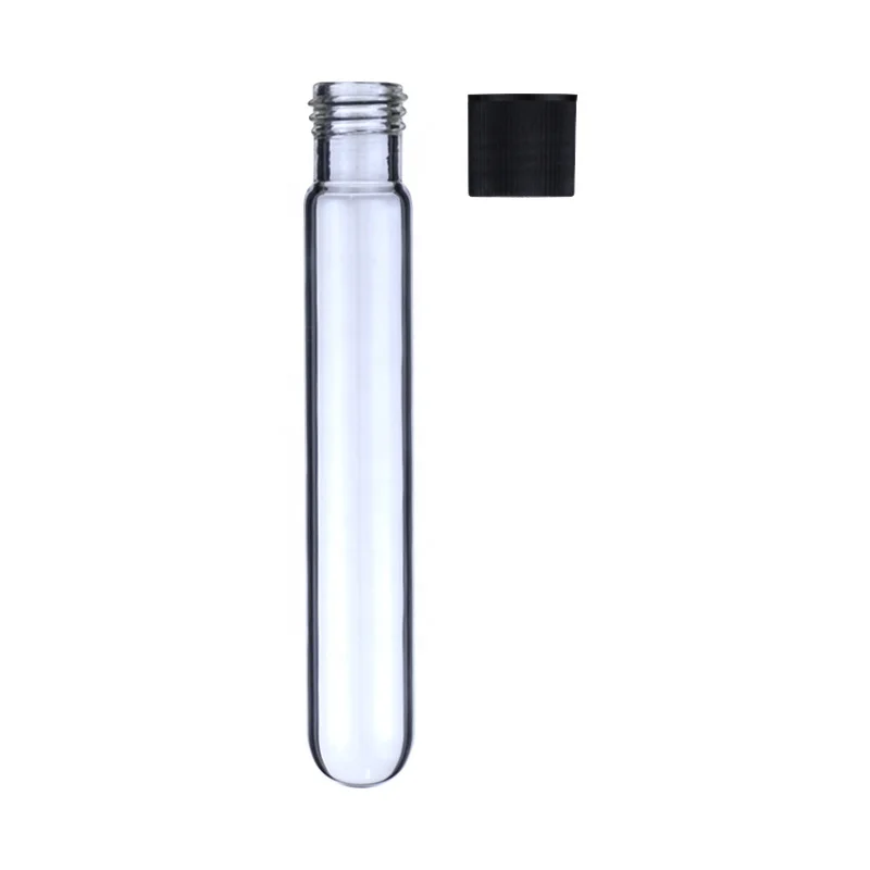 Lab Supplies Autoclavable Screw Cap Borosilicate Glass Culture Tubes