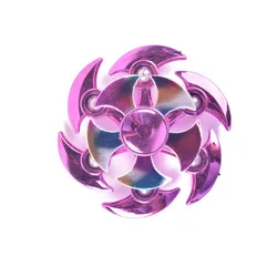 New double deck fingertip gyro decompression toy Hand Spinner tiktok Rotating finger top