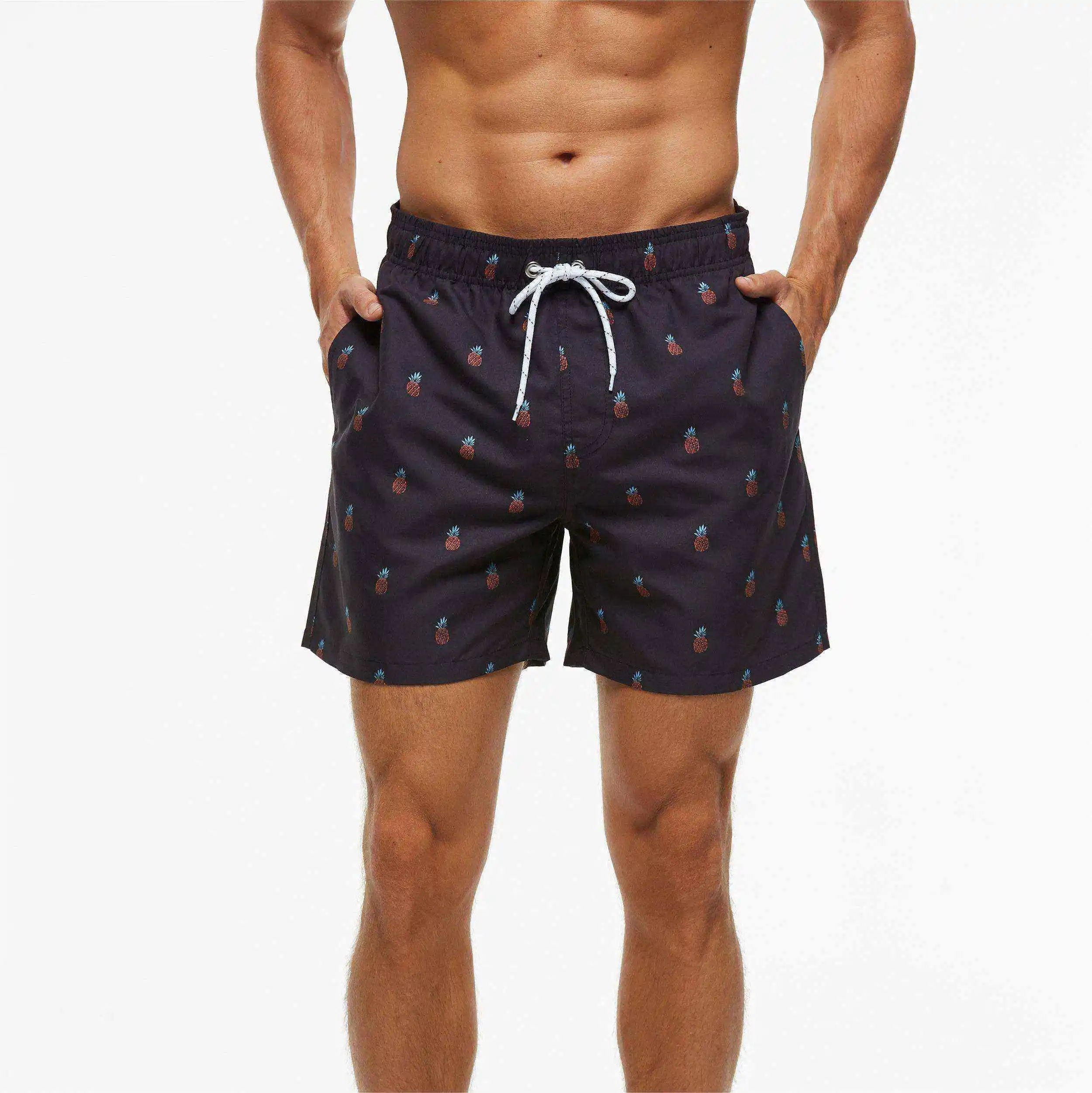 Wholesale Stock Clothes Man Short Summer Nice Striped Print Board Shorts Beach Shorts For Men