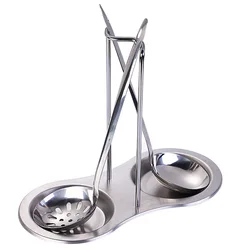 Stainless steel spoon rack hot pot spoon rack hotel kitchen soup rack stainless steel drain kitchenware