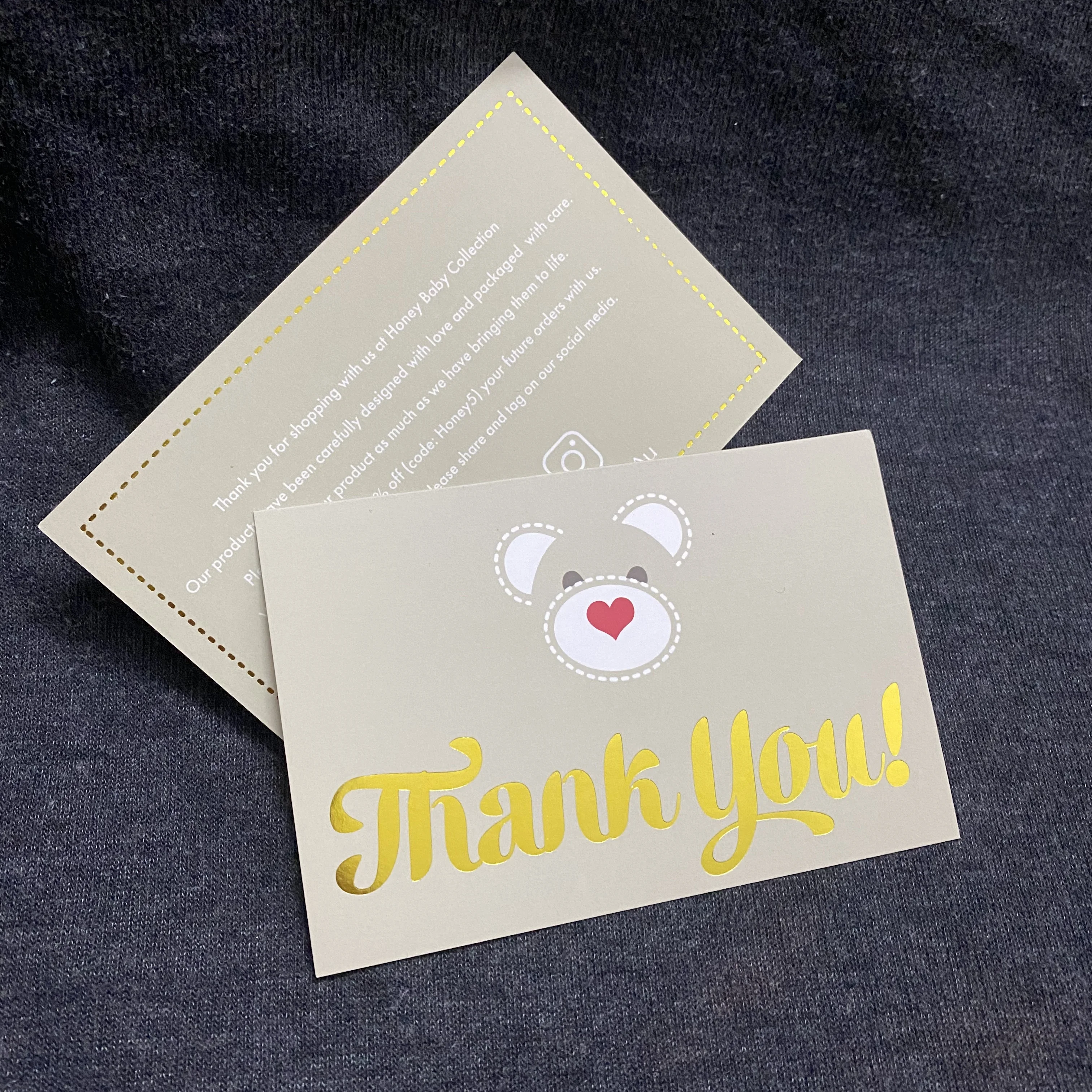 Customized 800g High Quality Luxury Business Card with UV Printing Small
