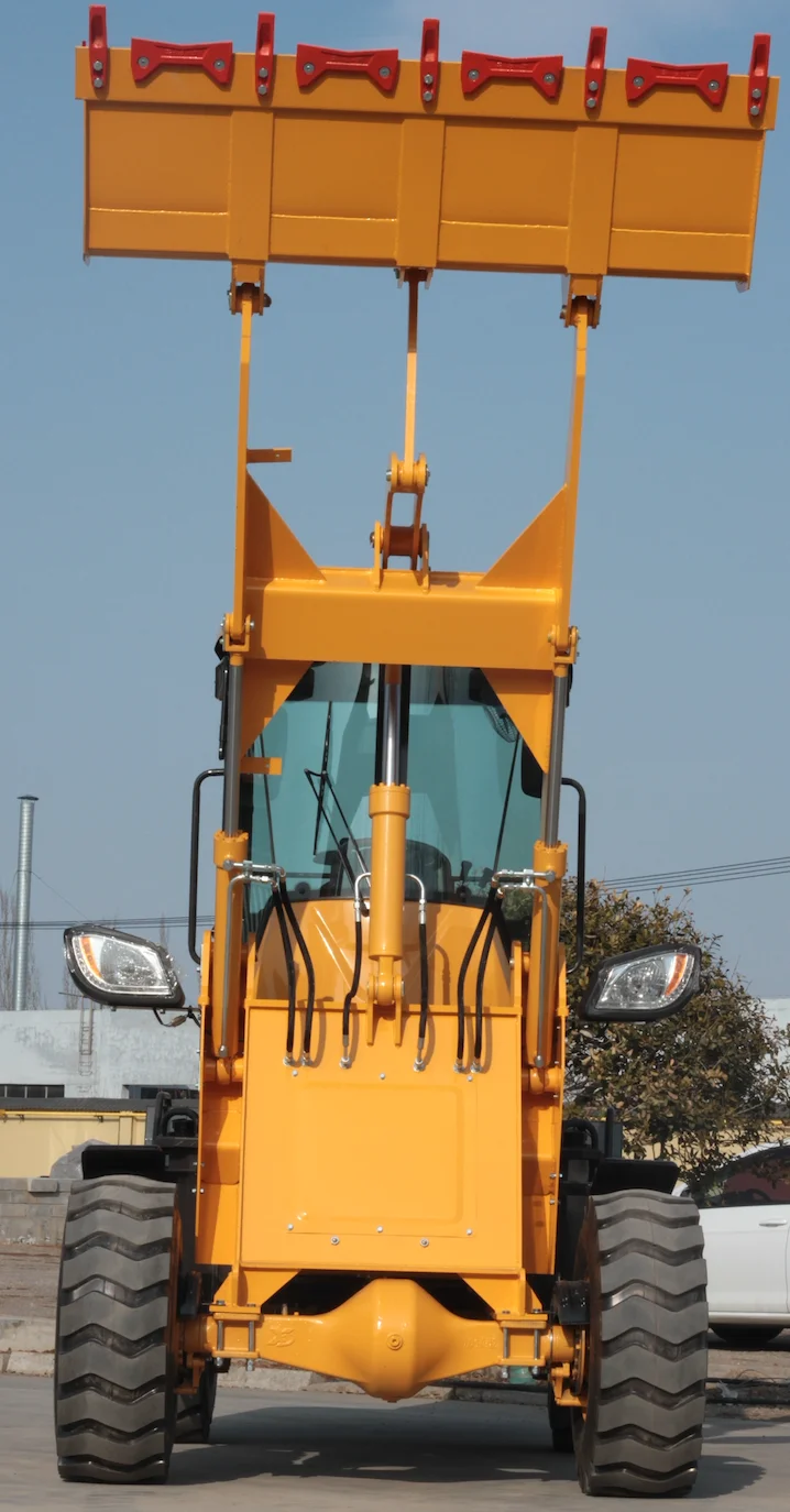mini 1ton wheel loader diesel  high lift wheel loader bucket hot sale loader