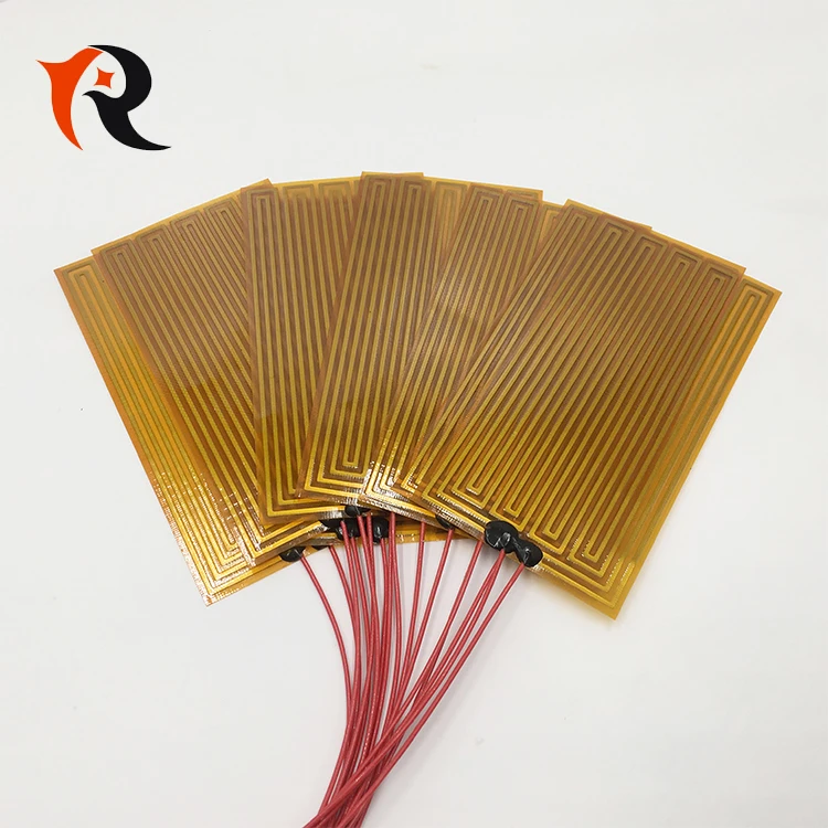 Flexible 110*55mm Polyimide Heater Plate PI Heating Film