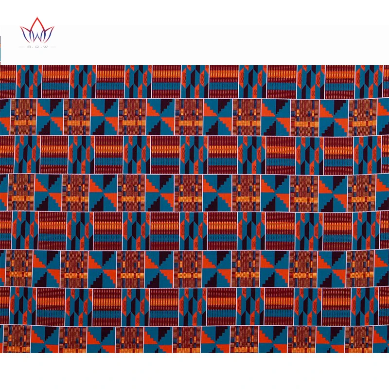 Wholesale  Nigerian Fashion Ankara Dresses Batik Fabrics Africa Real Wax Cotton Sewing Material Fabric