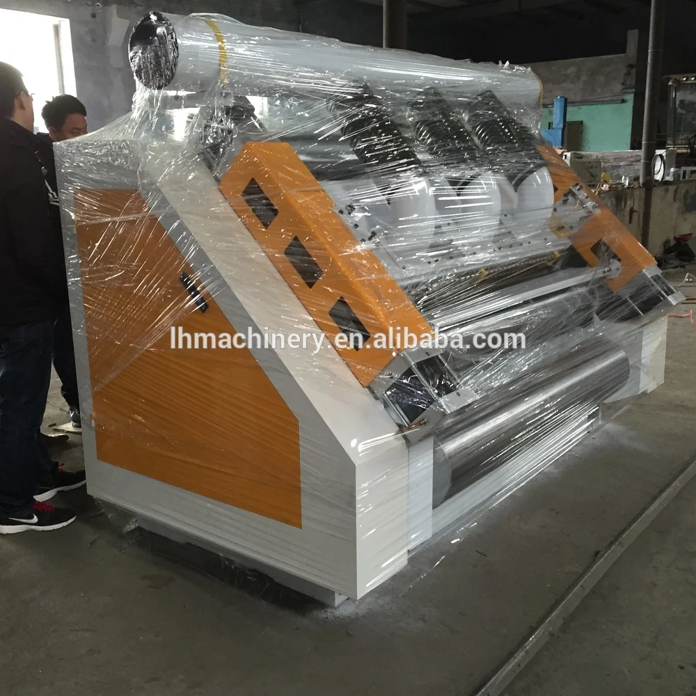 fingerless single facer corrugated cardboard machine/corugated box making machine