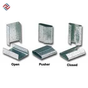 Galvanized PP  PET Band Strapping Buckles Packing Seals Metal Clip For Strapping Band