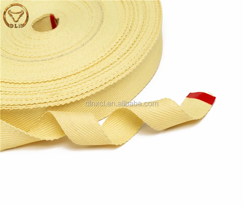 
heat resistance cut resistance yellow aramid fiber tapes aramid woven tapes 