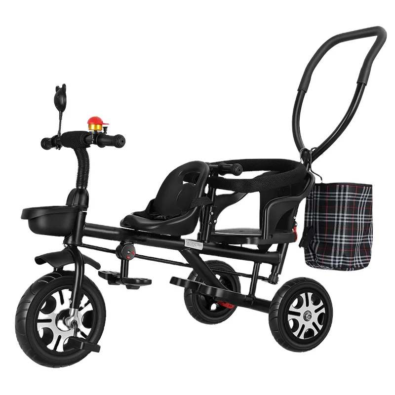 Hot Sale Children Tricycle Double Baby Bicycle Twin Stroller Baby Lightweight Stroller