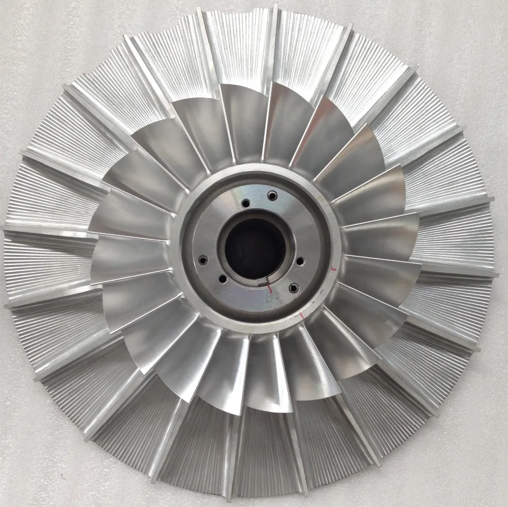 aluminium turbine impeller/wheel for locomotive
