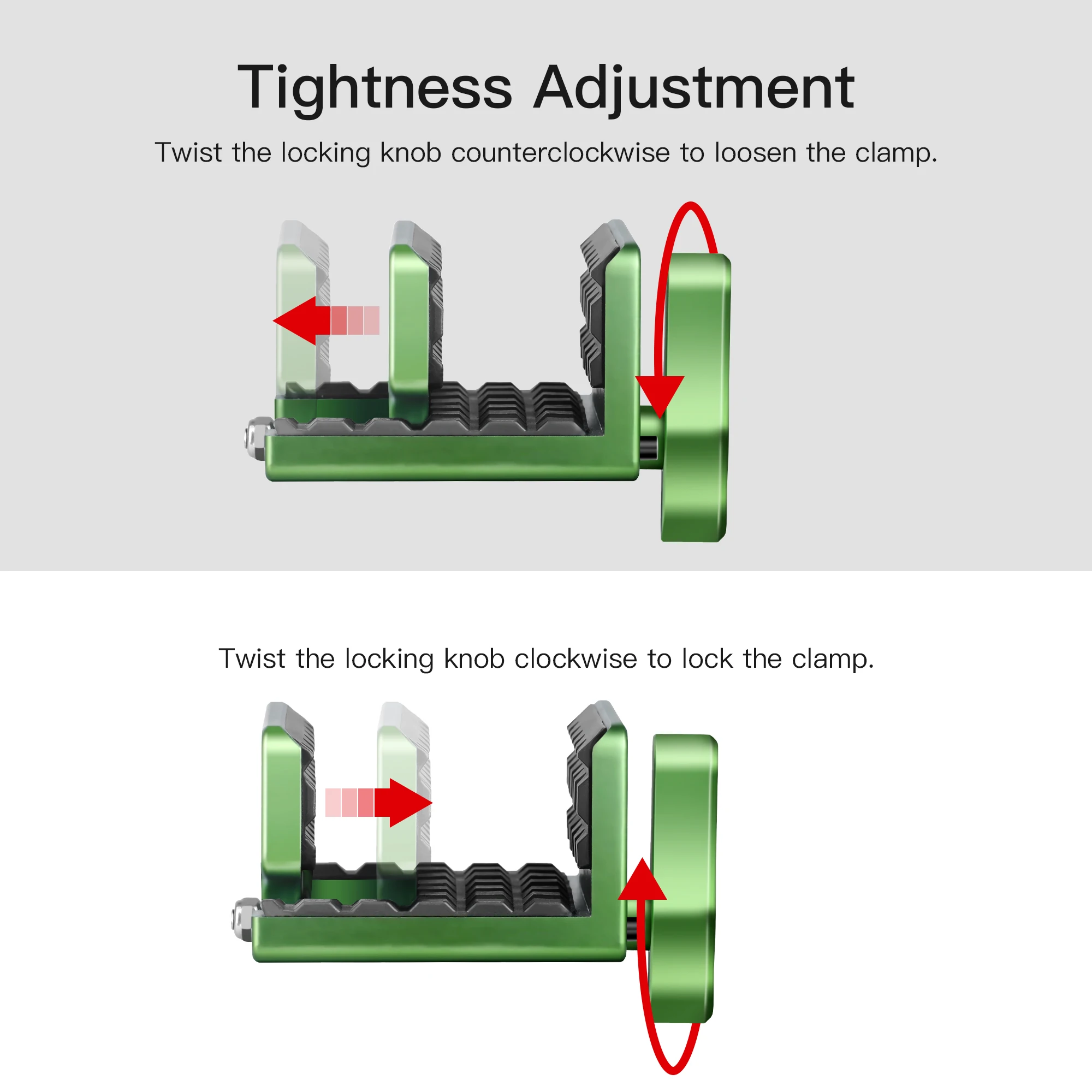 Aluminum Tripod Mount Adapter Precision Shooting Rest Universal Clamp Head Clamp Saddle for Hunting Shooting Camping