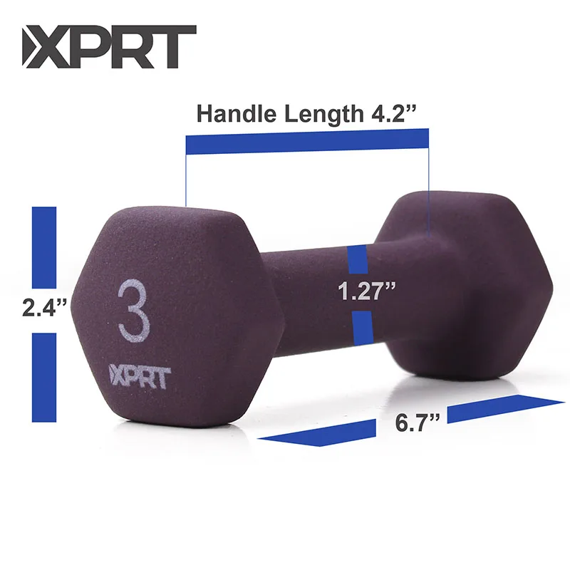 Home Exercise Tool gym fitness sets vinyl dumbbell exerciser tools Unisex Coated Neoprene vinyl dumbell training dumbbell