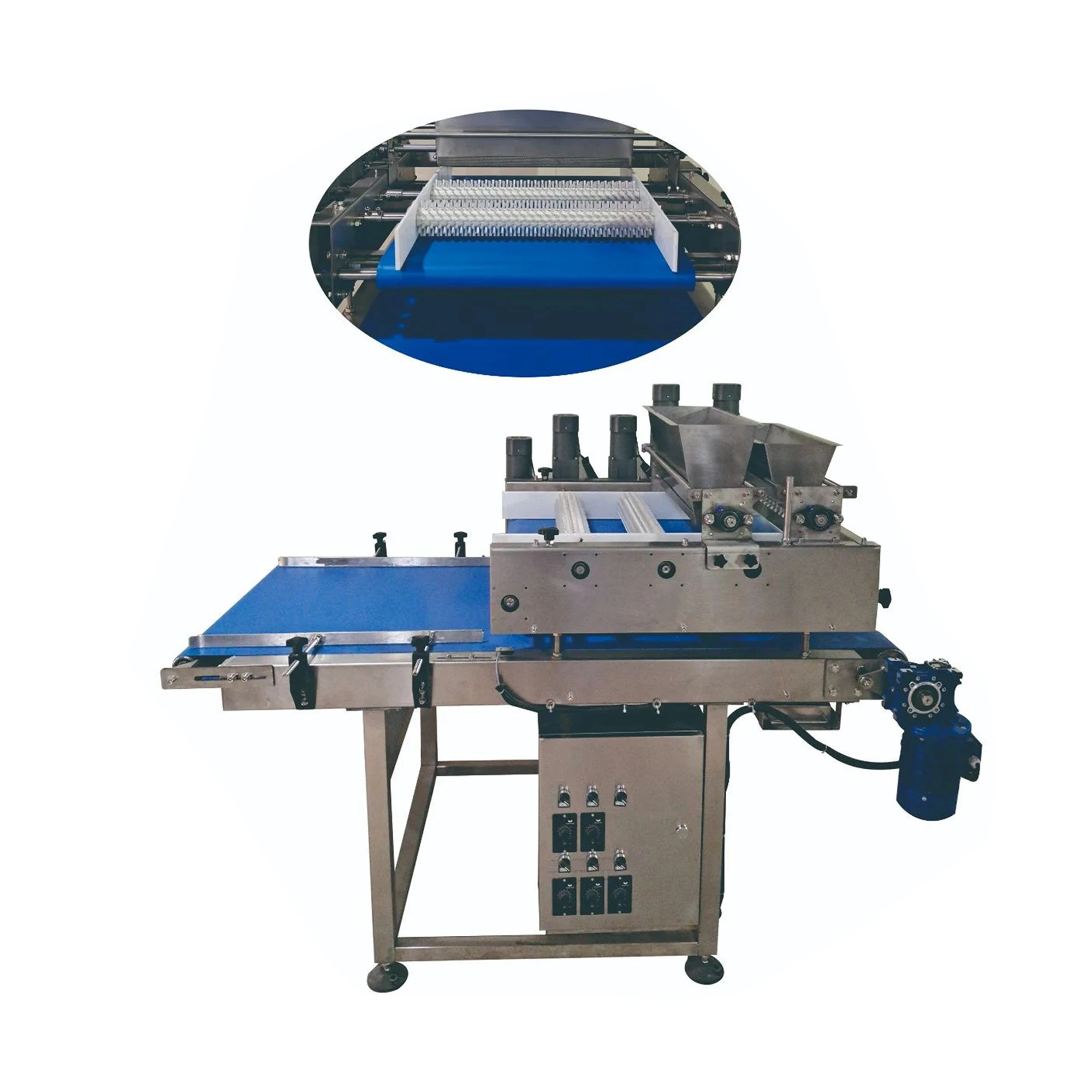 Wanli Group Automatic Biscuit Cookies Cake Sugar Salt Sesame Seeds Sprinkling Machine For Cake Making