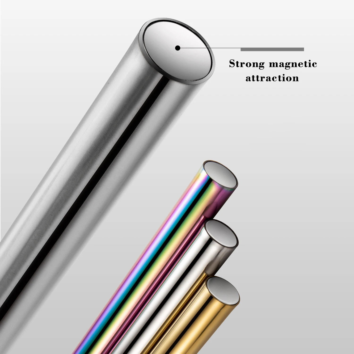 Cat Eye Magnet Stick Double-Ended Cylindrical Super Long Strong Nail Magnet Tool for Cat Eye Gel Nail Polish Nail Art