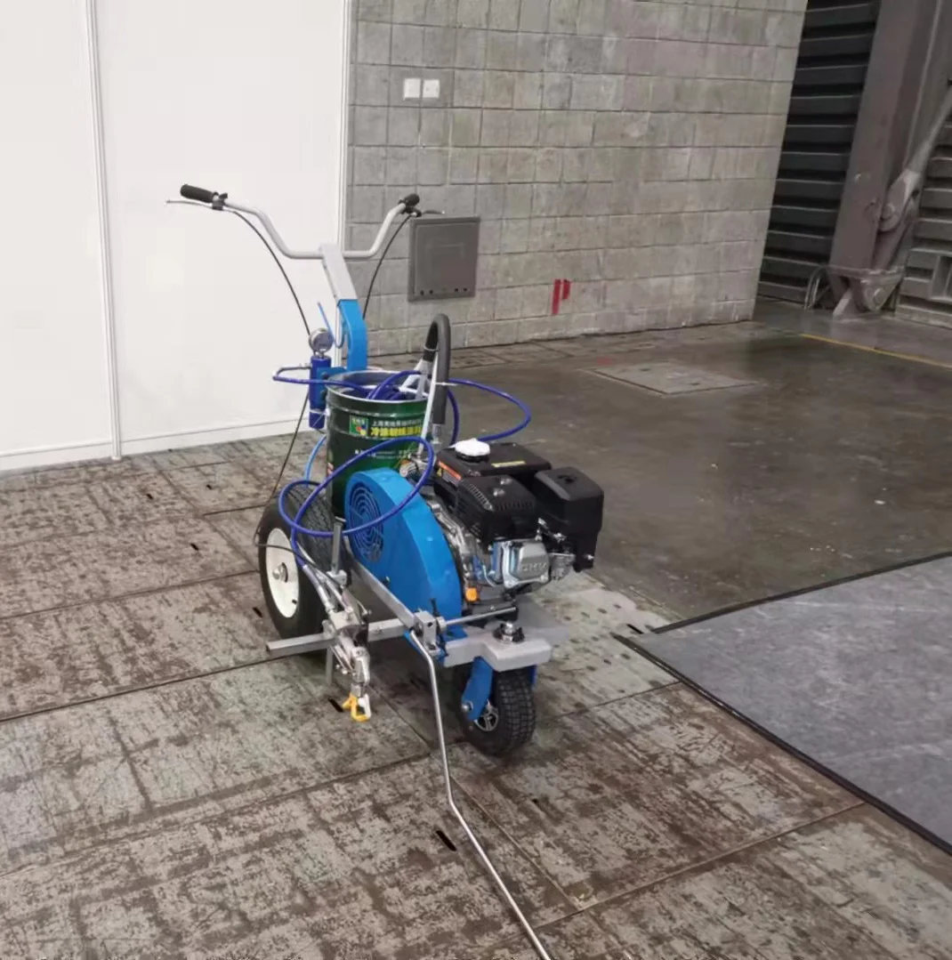 High Quality Hand-guided Good Price Pavement Line Striping Marking Airless Cold Spray Equipment for Road Construction
