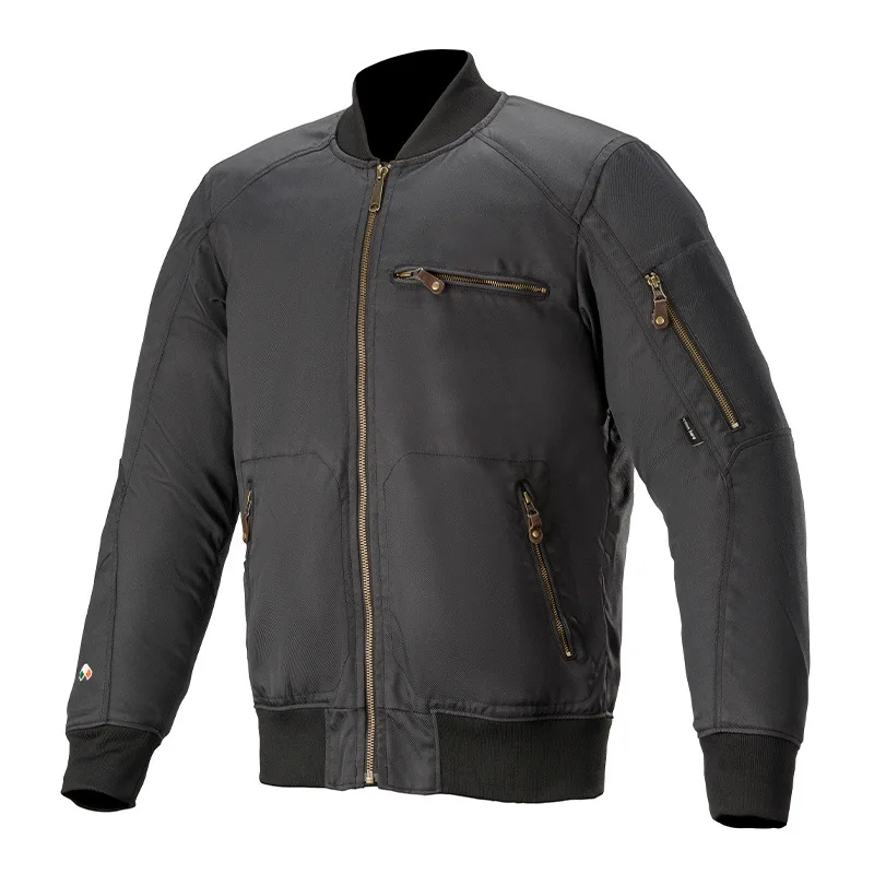 Custom Retro Motorbike Jacket Detachable Inner Lining Vintage Motorcycle Jacket For Sale