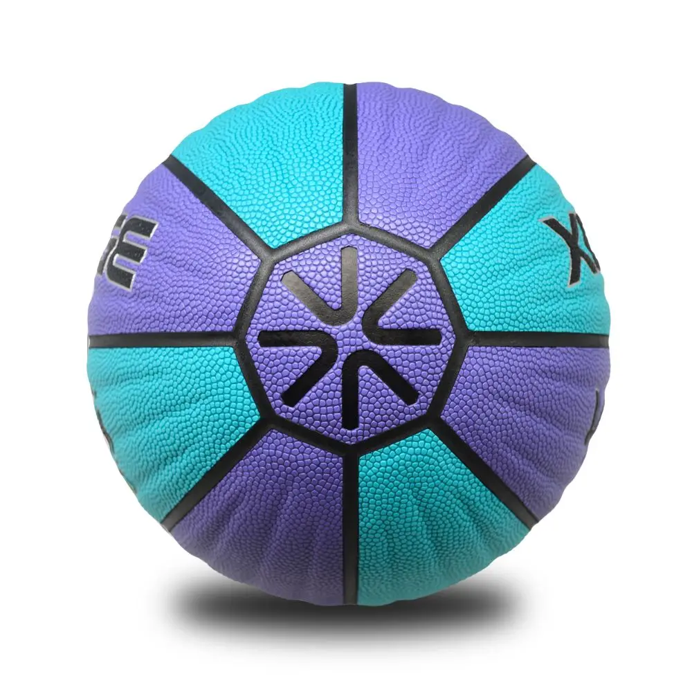 High Quality Basketball Set with Pump Hygroscopic PU Leather Official Size 7 BSCI/SEDEX Ball