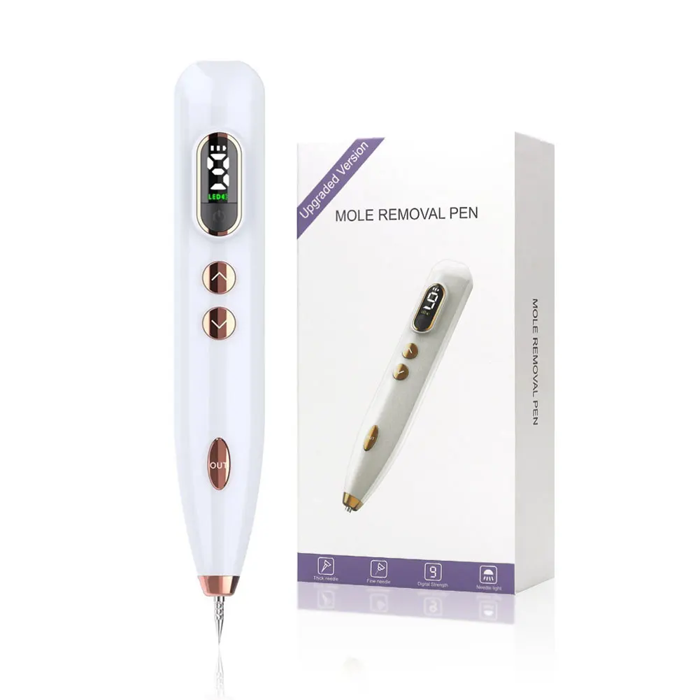 Беспроводной 9 уровня лазерный плазменной ручка пятна веснушки татуировки бородавки моль акне карбонизации ручка безопасный Красота Инструменты для ухода за кожей