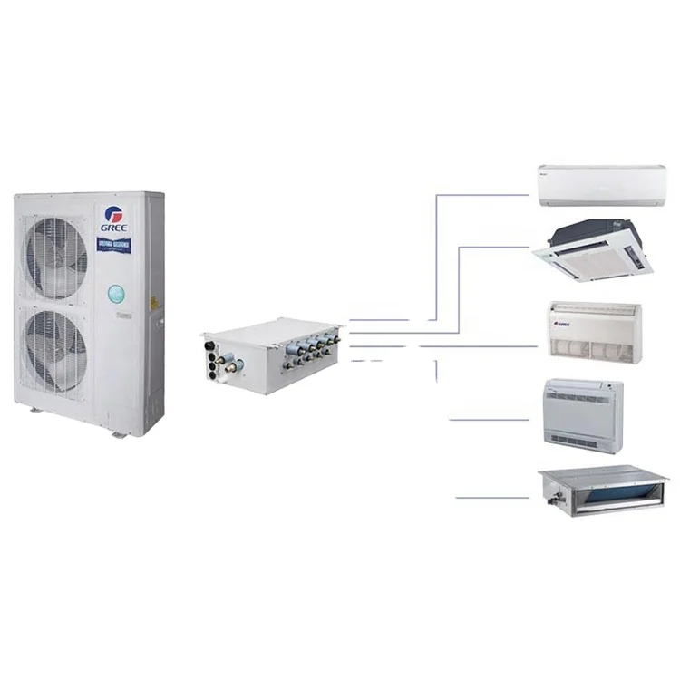 Gree Vrf Vrv Multi Split Wall Mounted Fan Coil Ac Dc Non-inverter Inverter 36000 Btu Heating Cooling Air Conditioner
