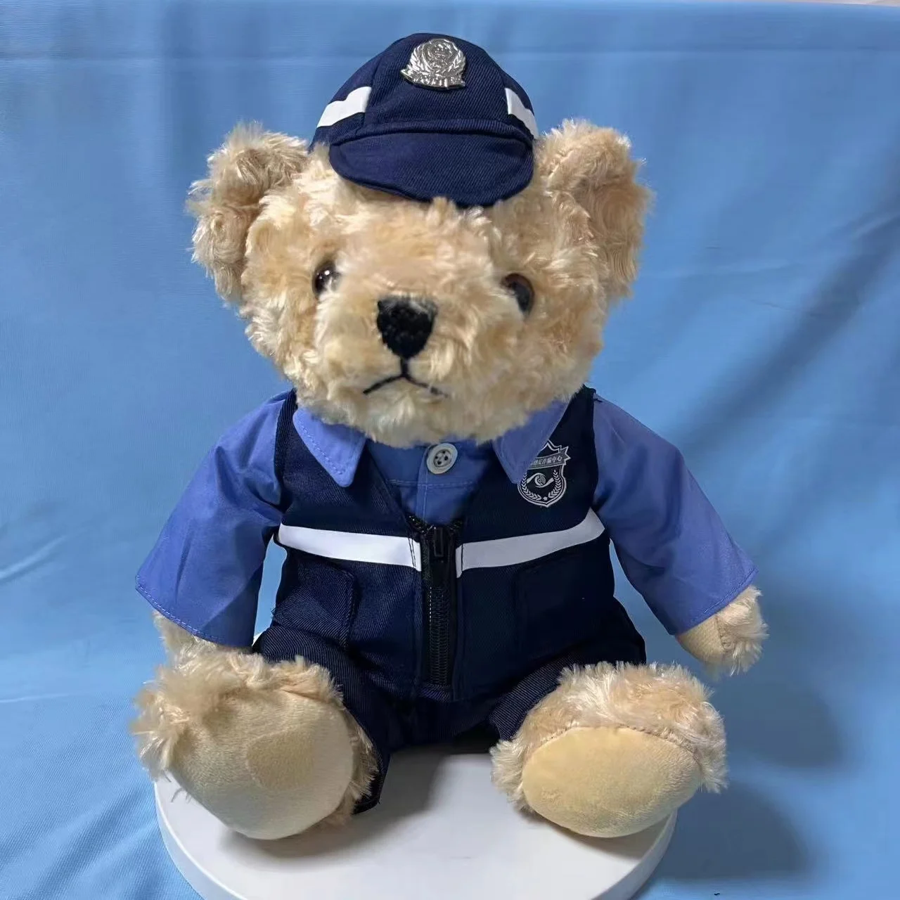 Recycled Polyester Fabric Soft Wholesale Stuffed Animal Brown Teddy Bear Plush Toys With T-shirts