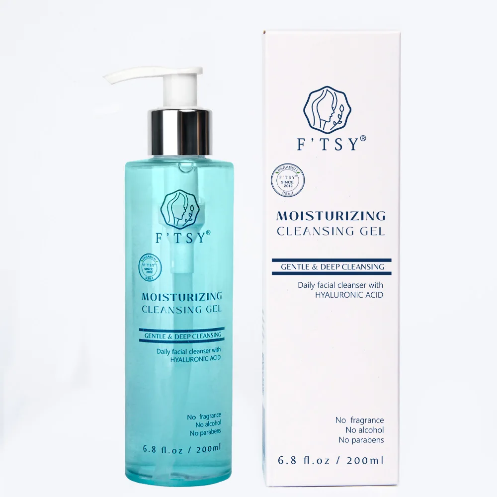 OEM Foam Cleaning Gel Gently Hydrating Removes Makeup Q10 Cleanser Face Wash Water Facial Cleanser