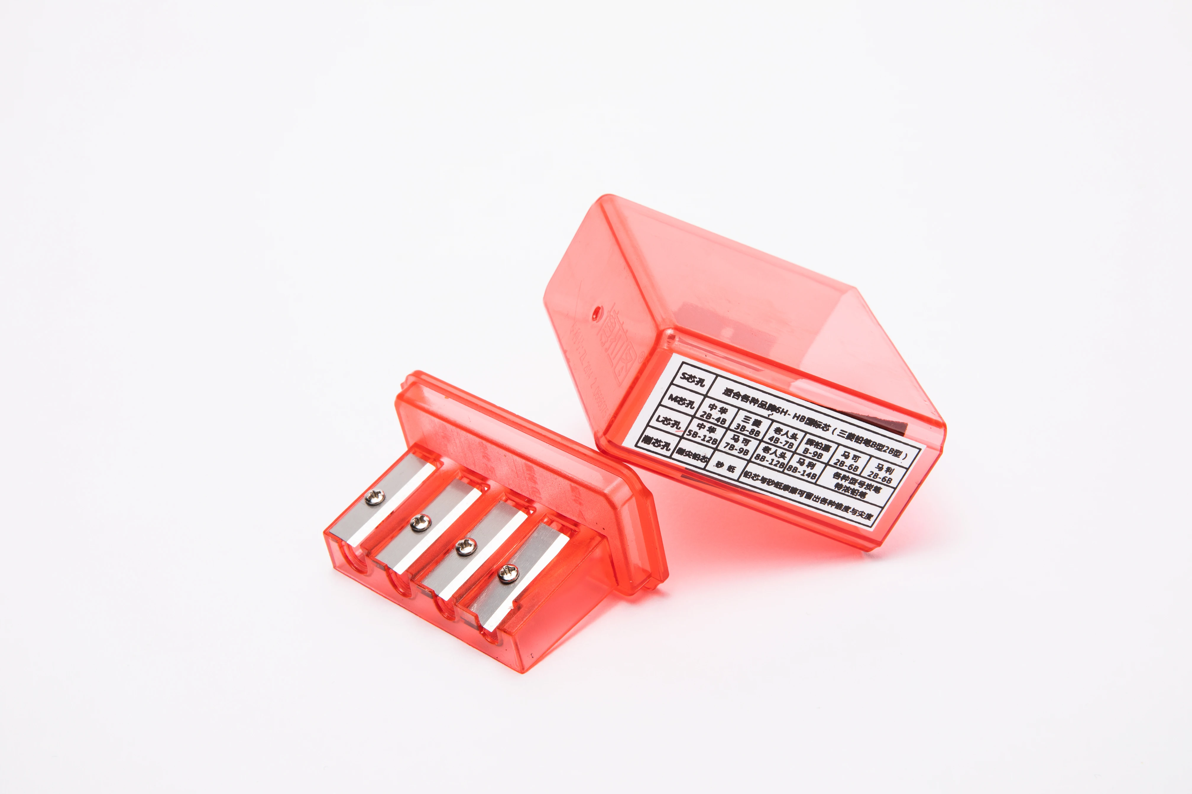 Оптовая продажа, точилка для карандашей с четырьмя отверстиями для рисования скетчей, для художественного использования