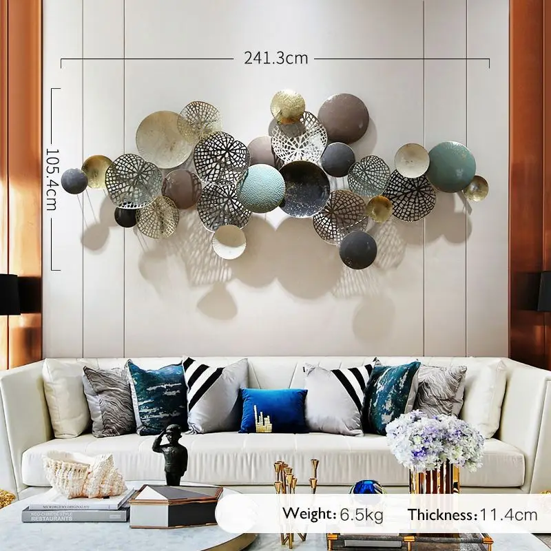 HYKING Vintage Bee Happy Embossed Tin Wall Decor Sign