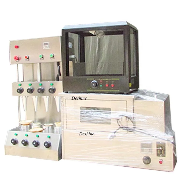 Electric pizza cone maker/ cone icecream machine/pizza making line