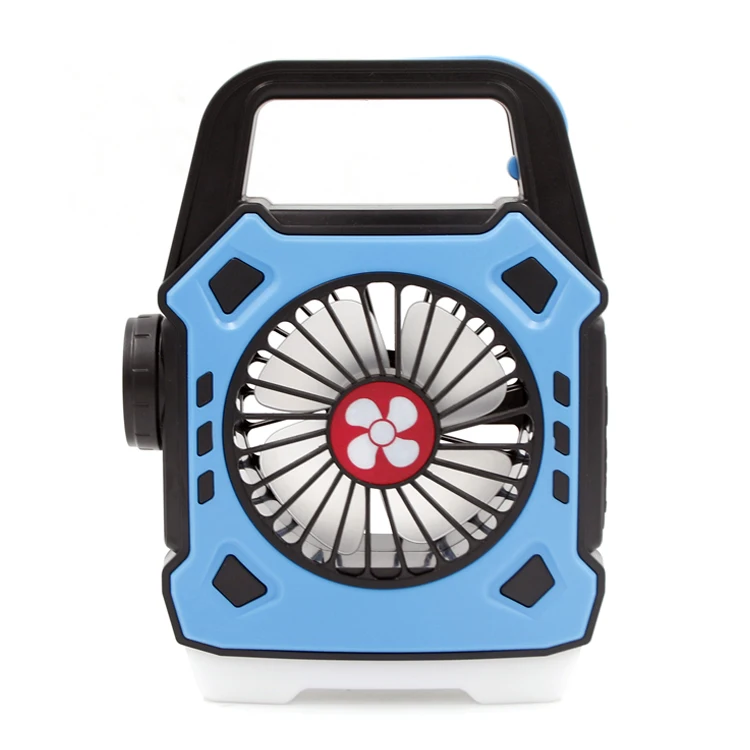 Type-C Rechargeable LED Camping Fan Light Outdoor Portable Lamp with Power Bank