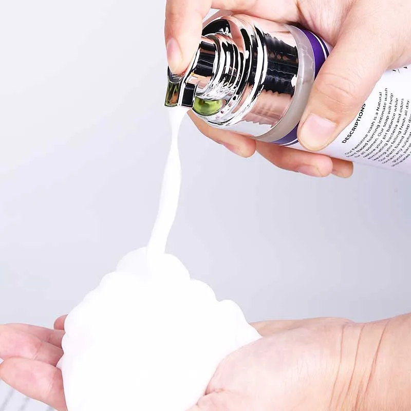 Private label Intimate Area Feminine Wash Absolutely Non-irritating Naturally Almond Oil Gentle Intimate Areas Cleanser