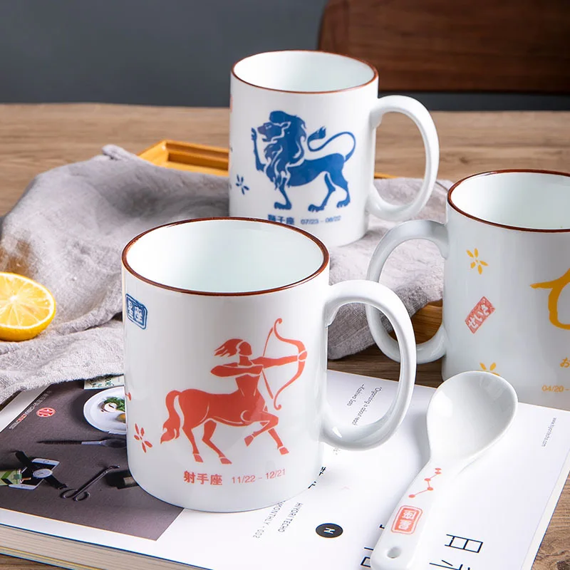 Mug Constellation Ceramic Mug office Home Coffee cup Drinking cup