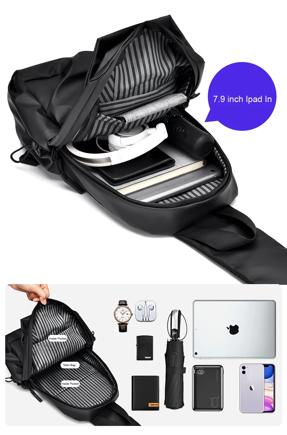 Oxford Laptop School Bag Leisure Travel Fashion Laptop Backpack For Business Travel Backpack