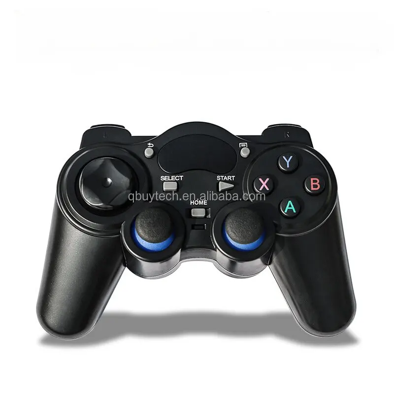 2.4G Wireless Game Controller Joystick Gamepad With Micro USB OTG Converter Adapter For Android TV Box For PC PS3