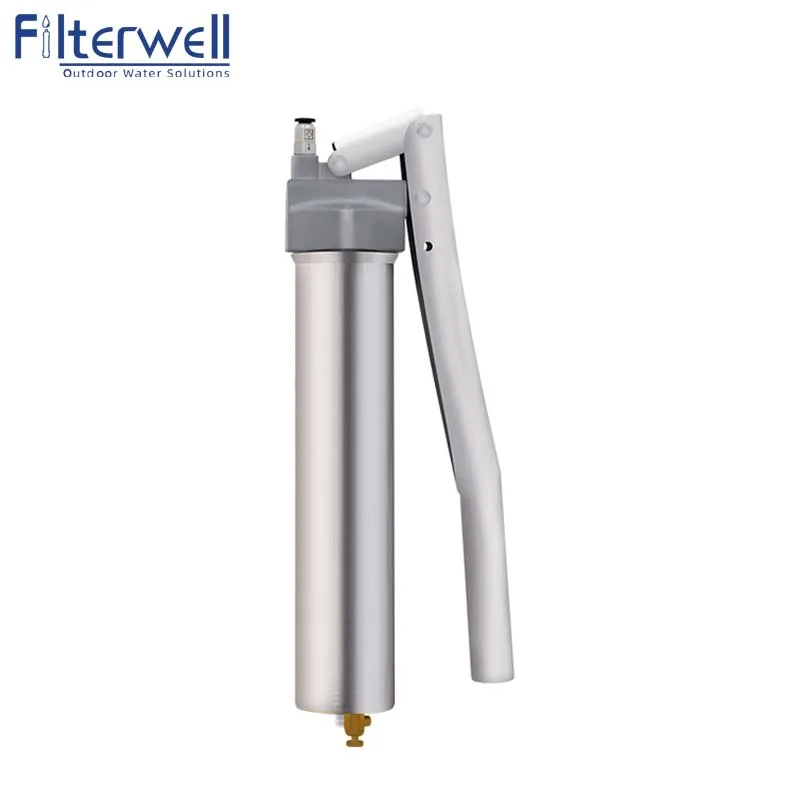 Filterwell 304 нержавеющая сталь 0 0001 микрон обратного осмоса Мембрана аварийный портативный ручной насос походный фильтр для