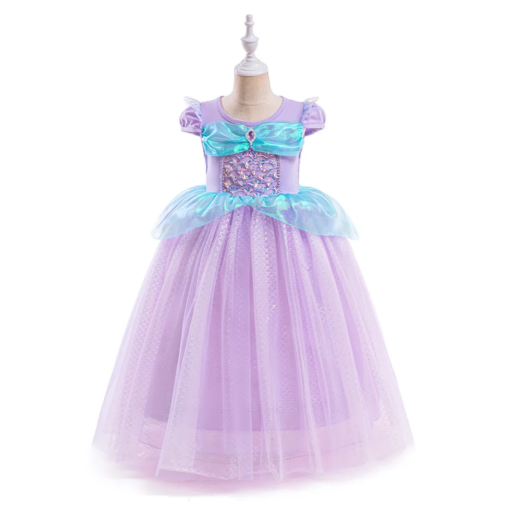 Custom Girls Clothing Kids Clothes Wholesale Party Sequin Flower Dress for Little Girl Boutique