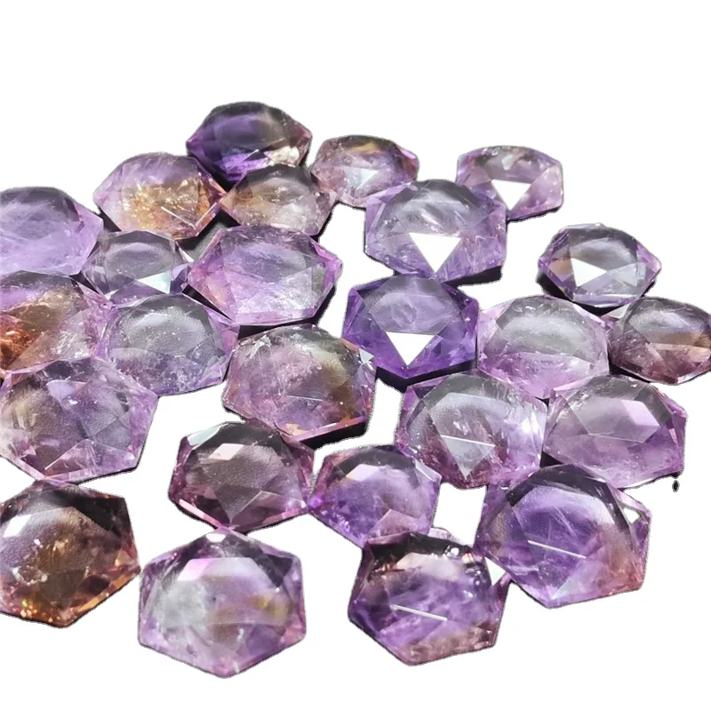 Hand Carved Crystal Star Of David Gemstone Six-Pointed Hexagonal Star For Pendant