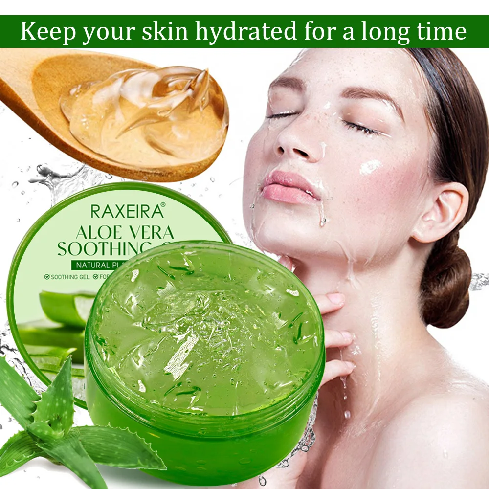 Private Label Aloe Vera Gel Lightening Organic 100% Pure Natural Skincare Face Moisturizing Soothing Aloe Vera Gel