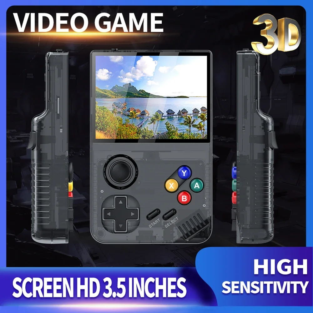M19 3D Gaming Player Retro Game Console 4K HD Screen Linux/Emelec 4.3 Gifts Children