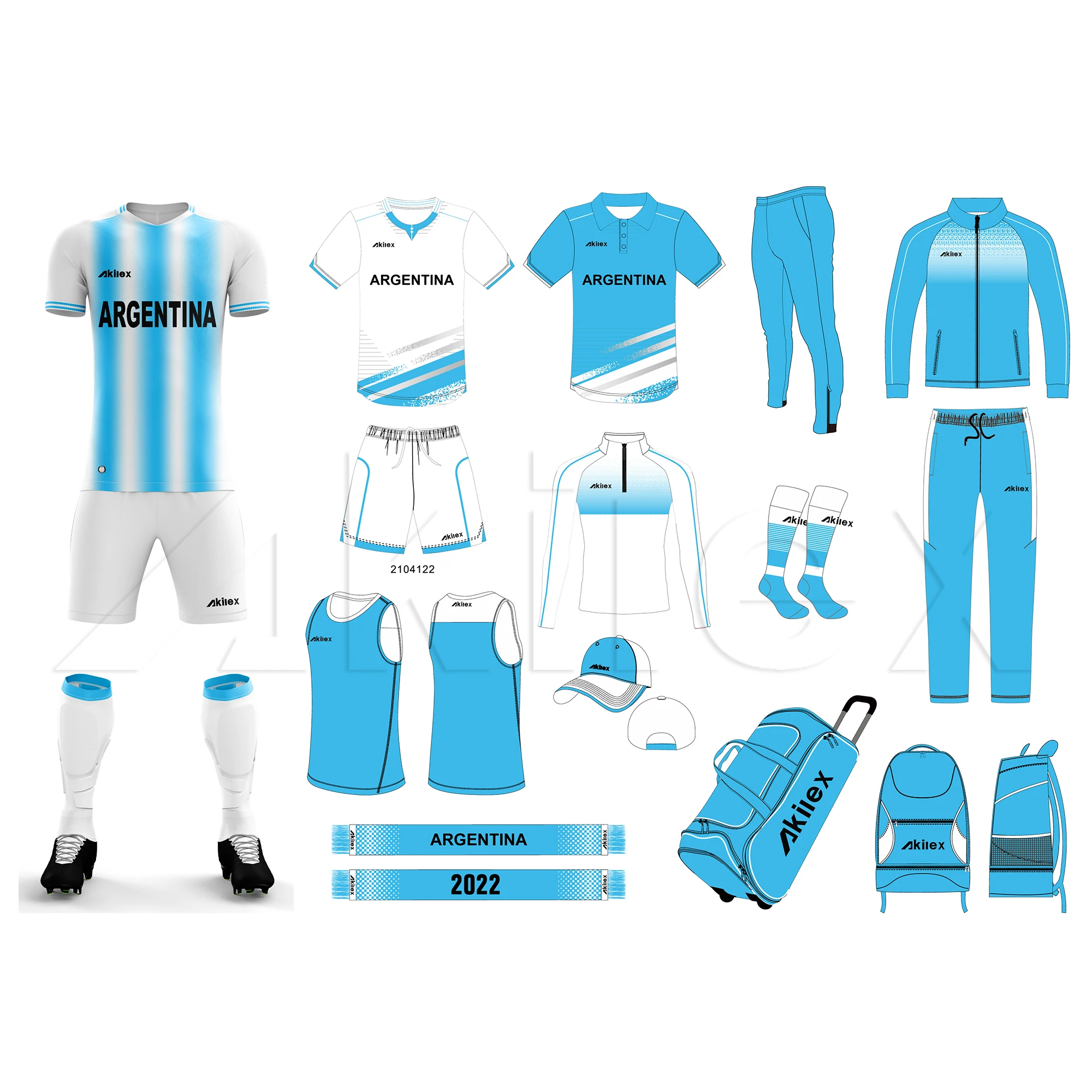 Custom new design high quality factory Original football uniform kit full set  hot clubs thailand quality men soccer wear